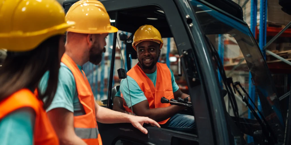 Forklift injury