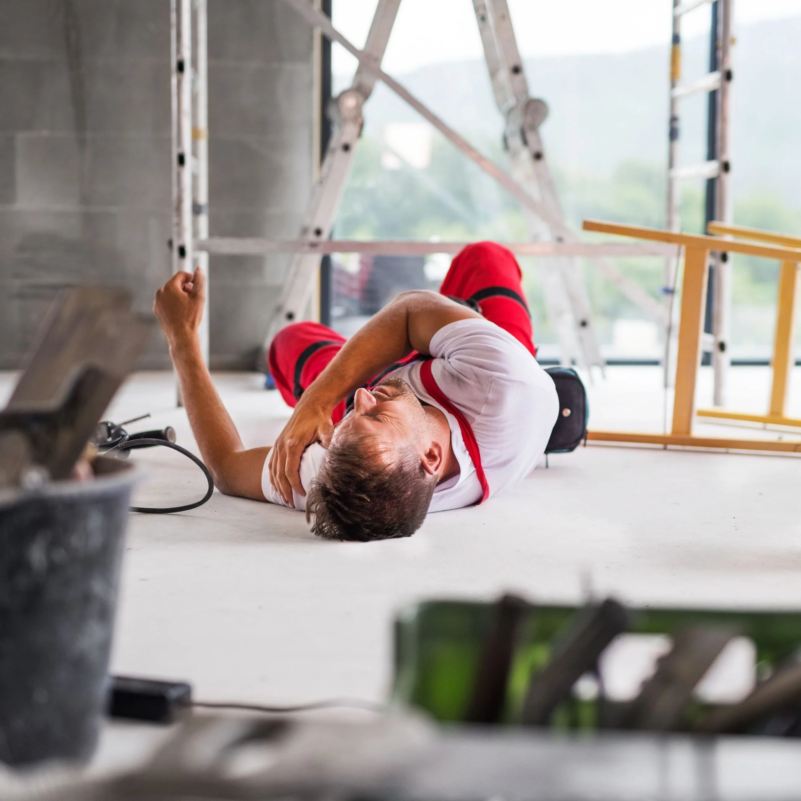 Construction Fall from Ladder Injury