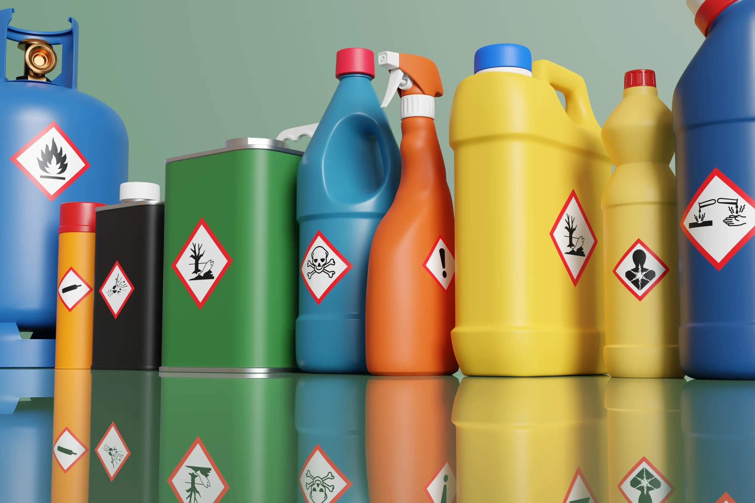 Chemical hazards in containers