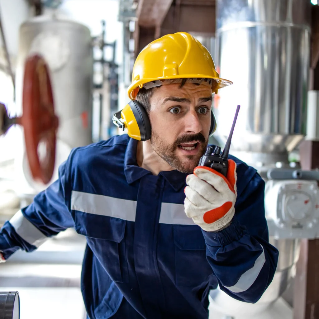 Emergency in oil refinery