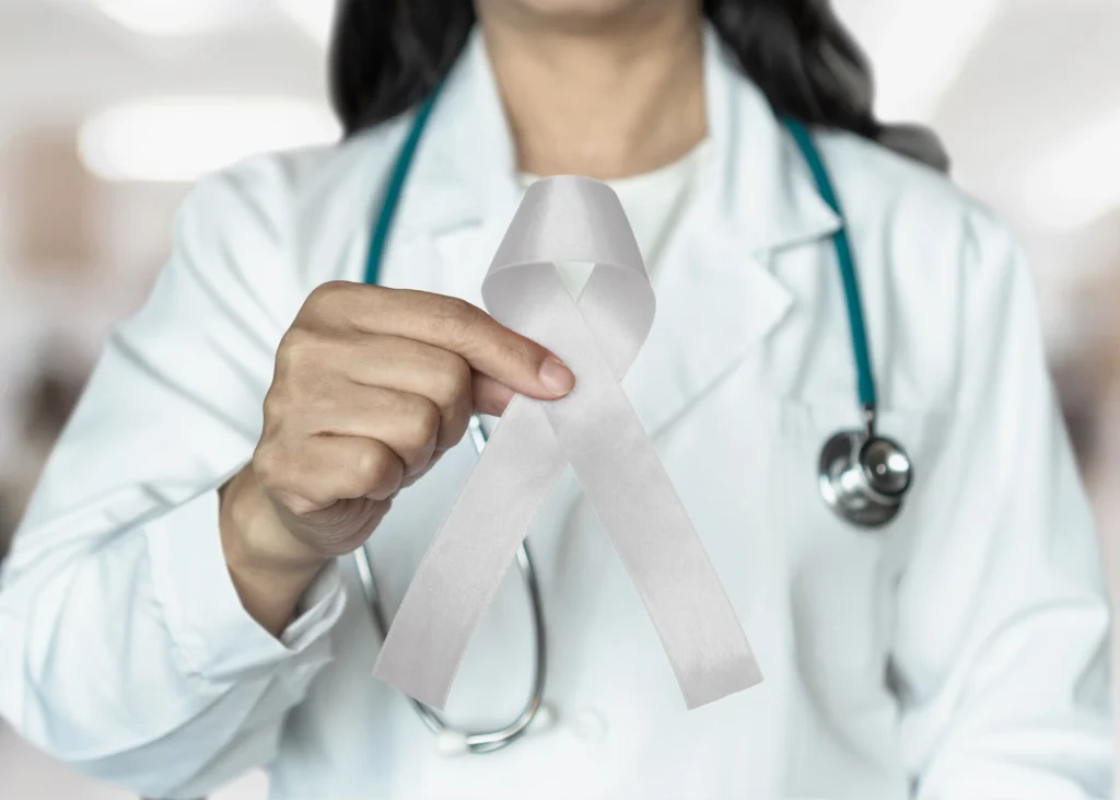 Lung cancer ribbon