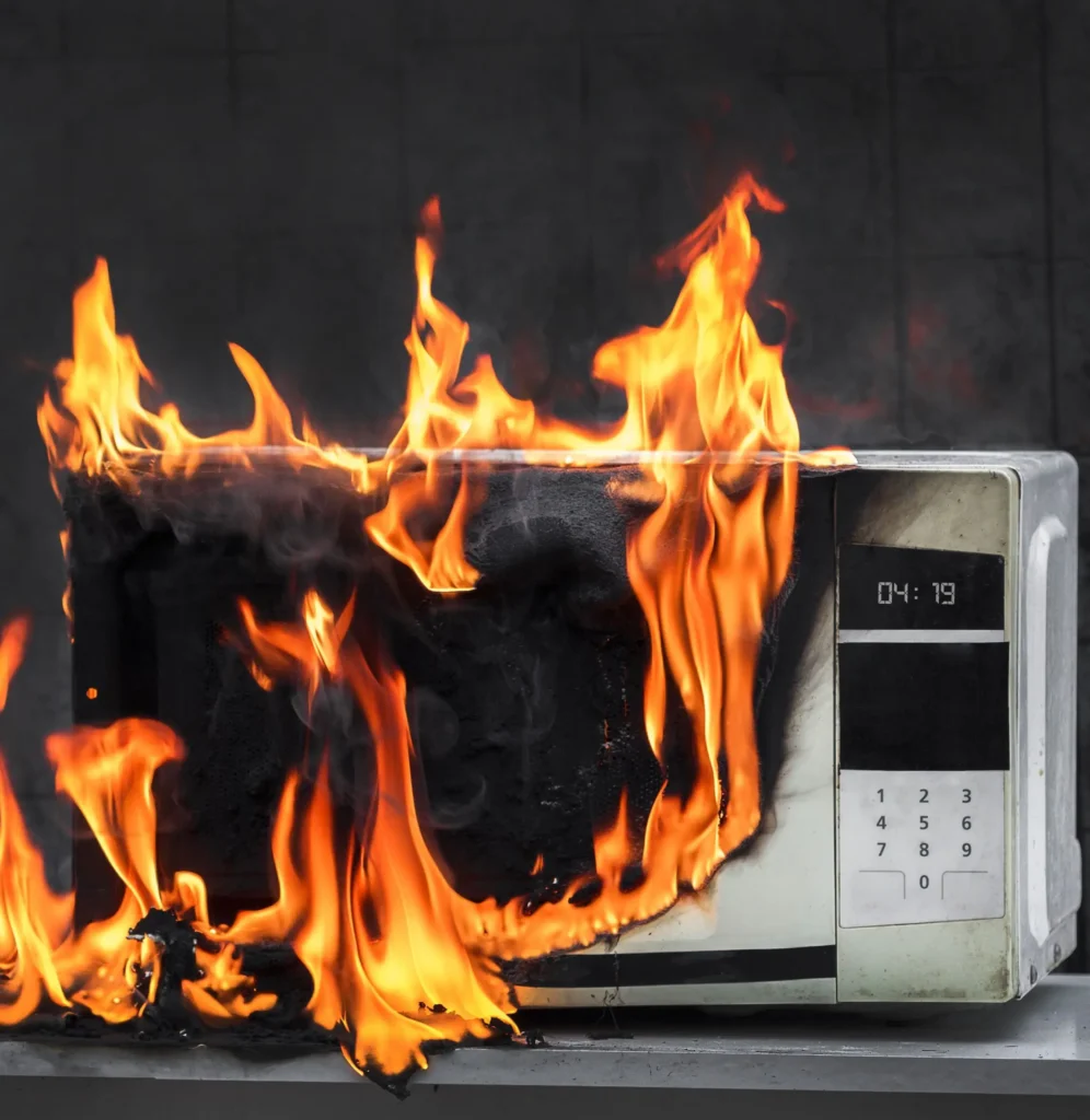 Microwave fire