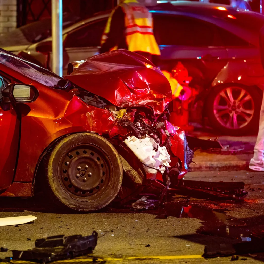 Severe Two-Car Crash