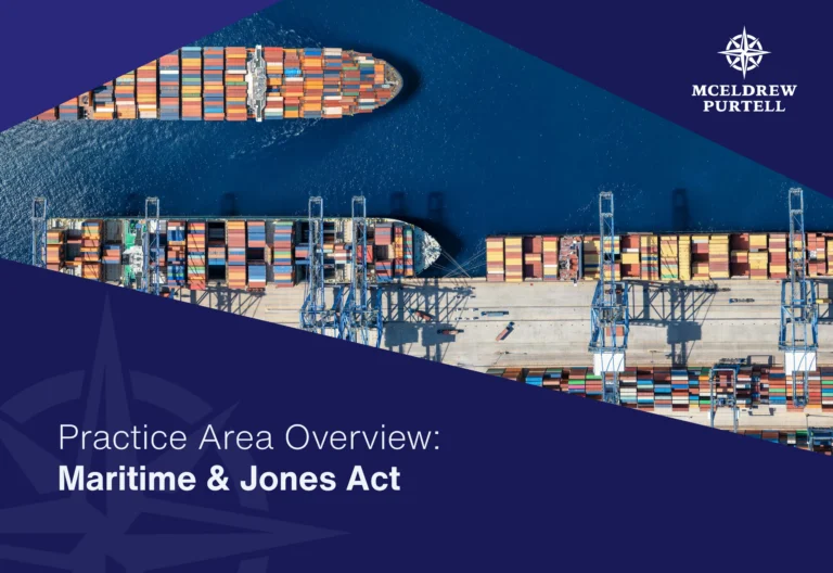 Maritime & Jones Act Banner