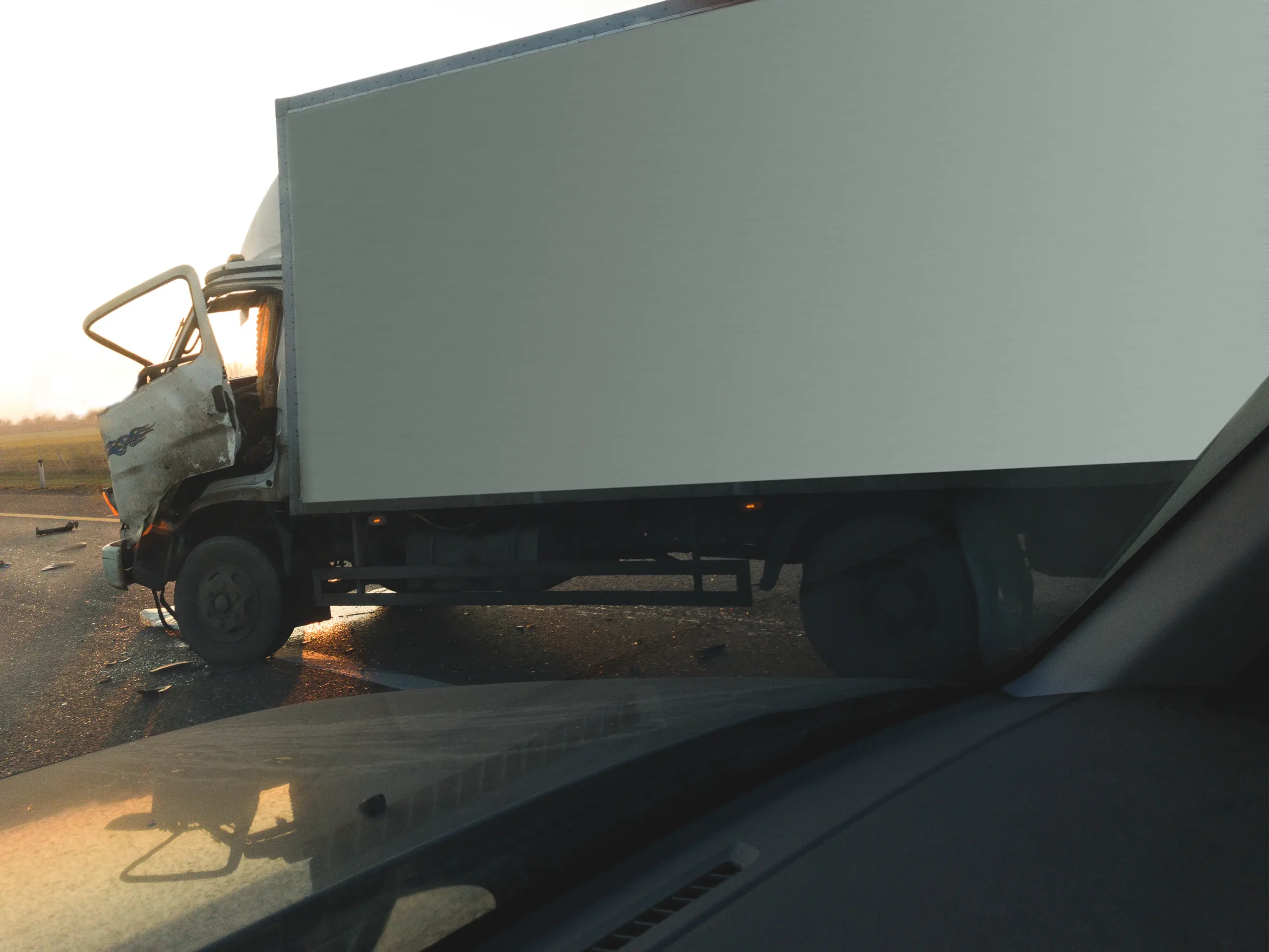 Road accidents stock photo