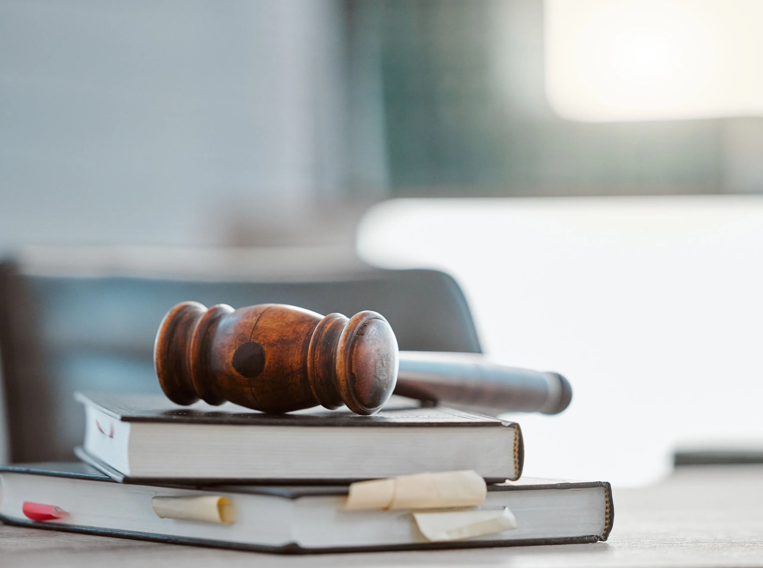 books and gavel