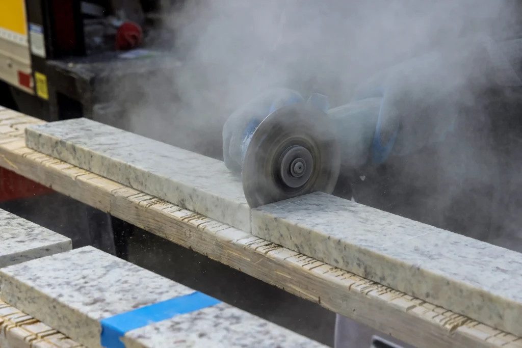 Cutting at construction site