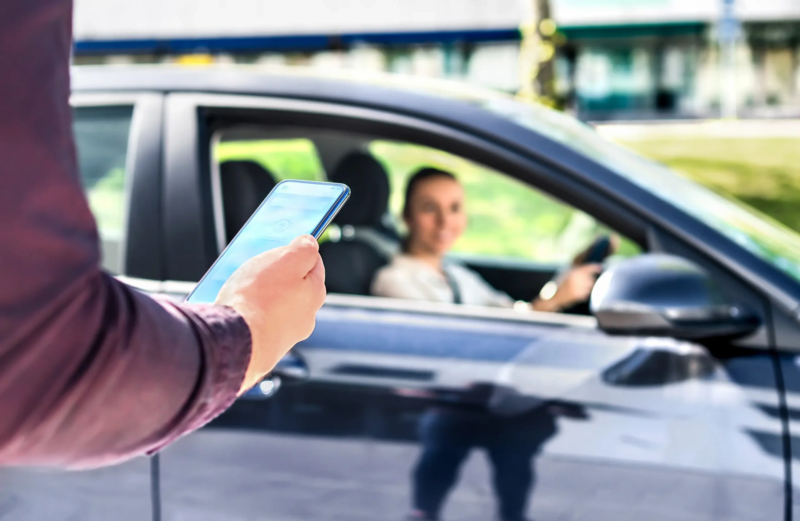 Ride share. Rideshare car app