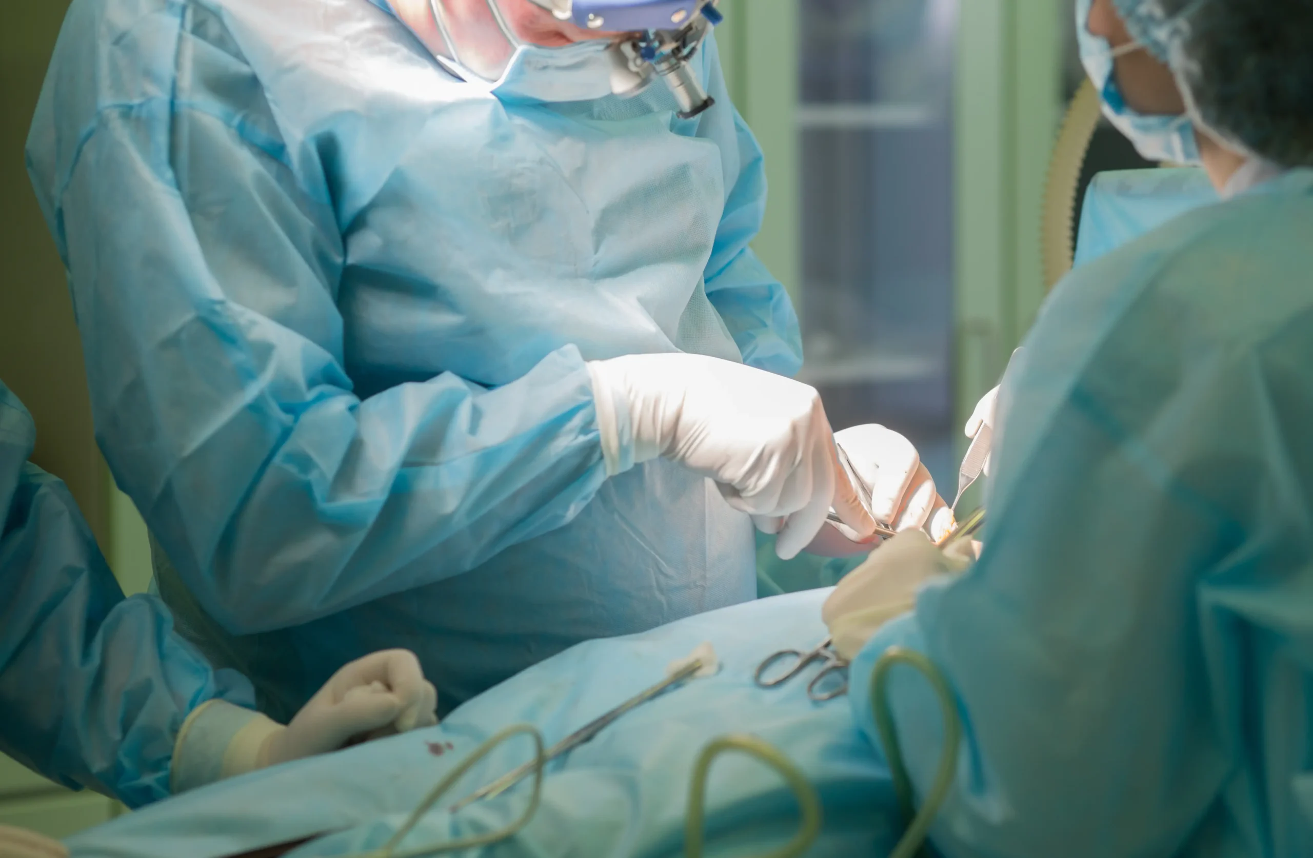 Surgeon at work