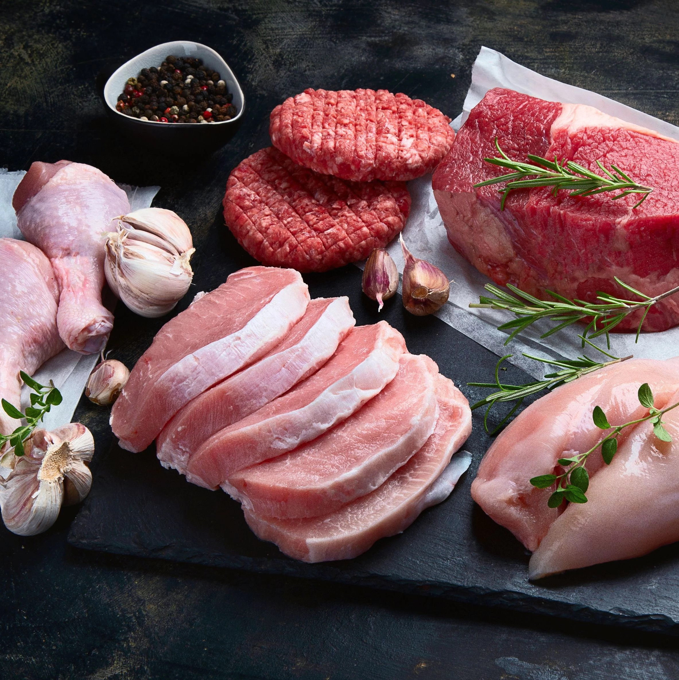 Raw meat