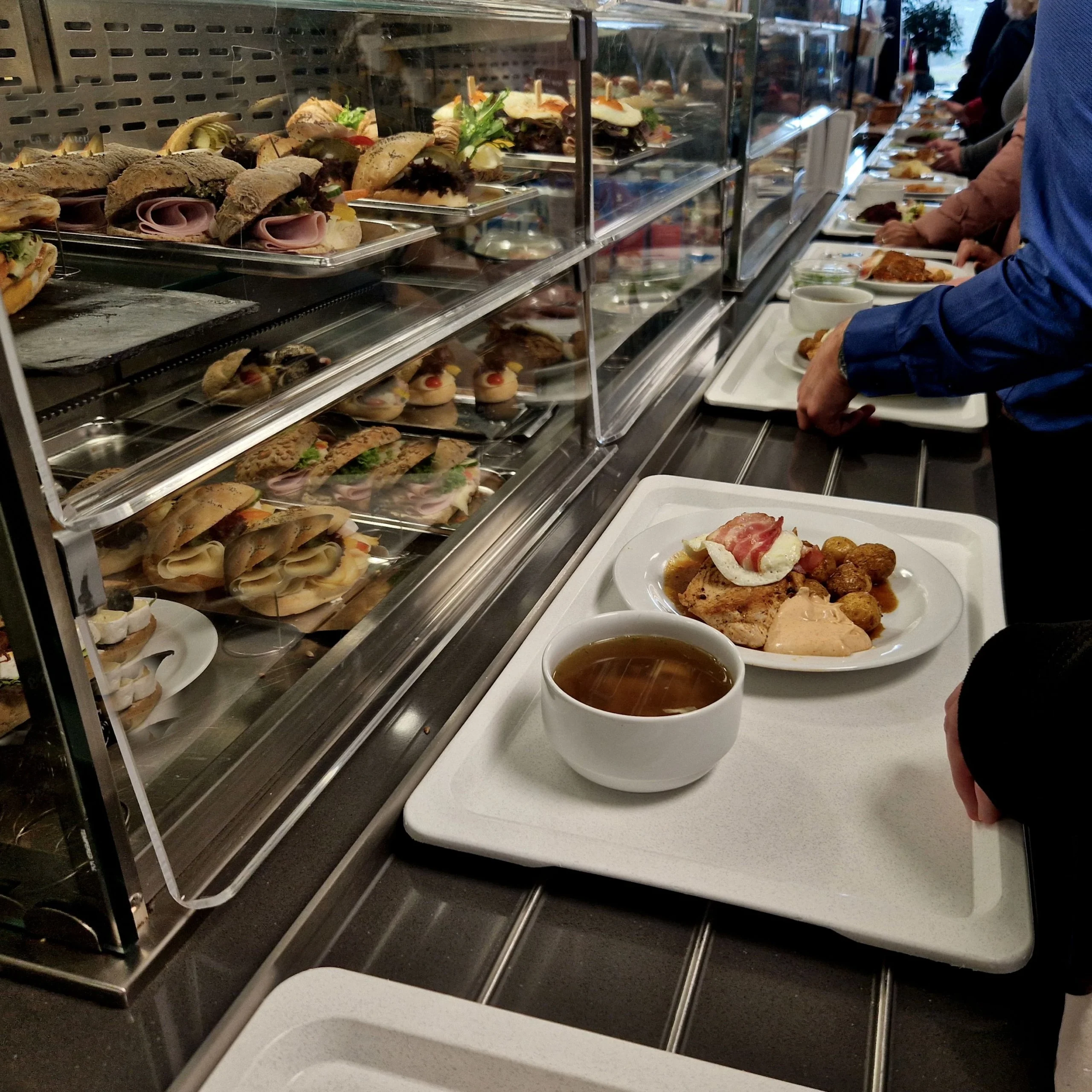 Cafeteria food