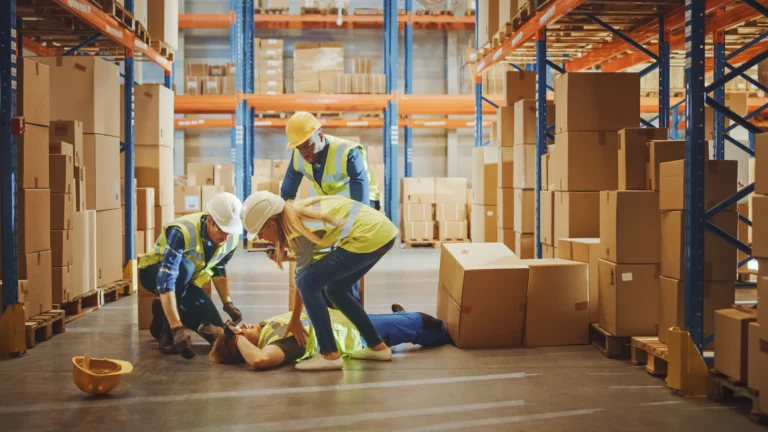 warehouse crush injury
