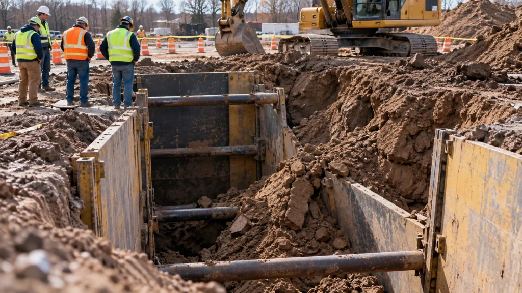 Construction Trench Collapse